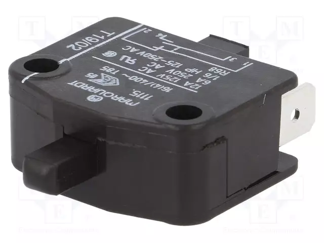 MIKROKYTKIN SNAP ACTION - 16A/400VAC - SPST-NC - OFF-(ON),ON-(OFF) - SANP ACTION mikrokytkimet - 01115.2101-02 - 1