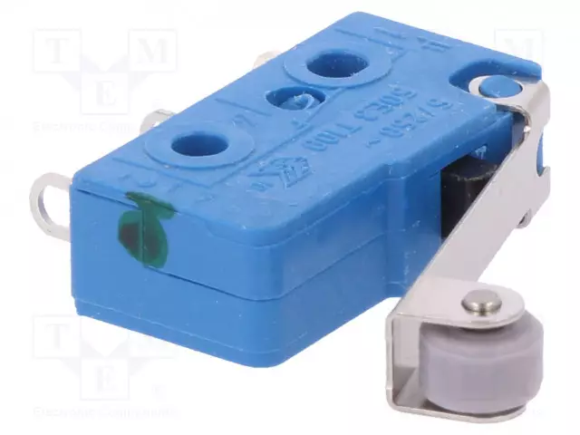 MIKROKYTKIN SNAP ACTION - 5A/250VAC - RULLAVIVUN KANSSA - SPDT - SANP ACTION mikrokytkimet - 1050.5702 - 1