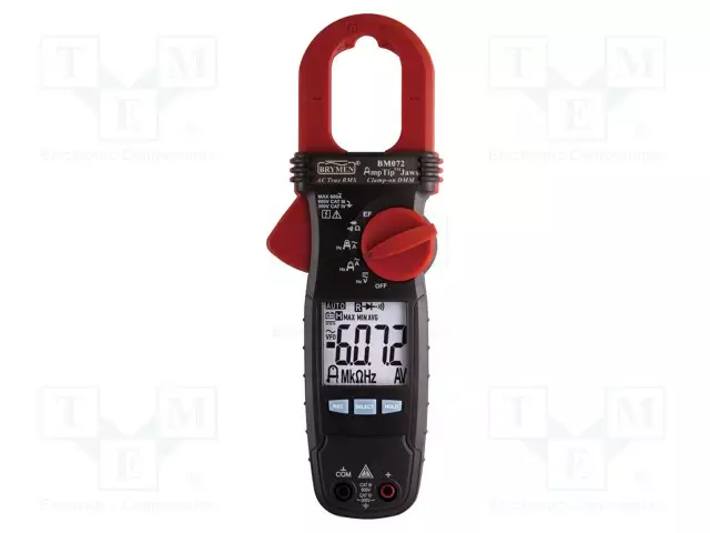 YLEISMITTARI - DIGITAALINEN,PIHTIMÄINEN AC - LCD - (6000) - Pihtimittarit - BM072 - 1
