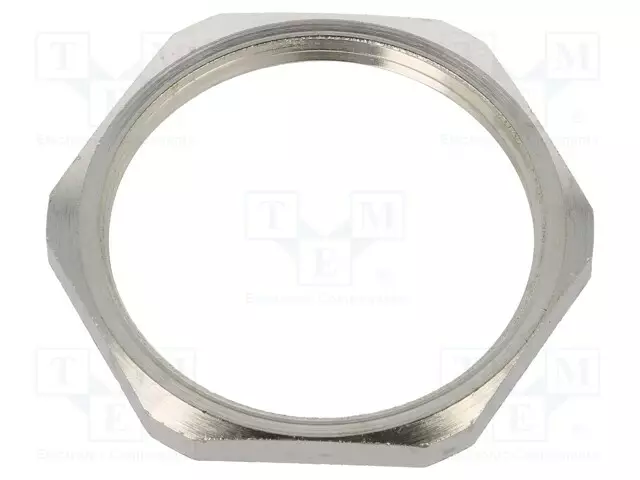 MUTTERI - PG29 - MESSINKI - 42MM - KIERRE: PG - PINNOITE: NIKKELI - Läpivientikappaleiden mutterit - BM2702 - 1
