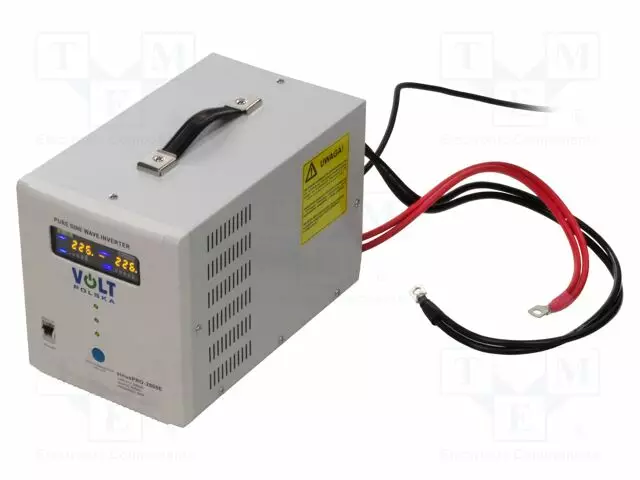 MUUNNIN: DC/AC - 1,25KW - LÄHTÖJÄNNITE 230VAC - LÄHTÖ: AC PISTORASIAA 230V - Invertterit ja jännitteenalentimet - SINUS-PRO-2000-12 - 1
