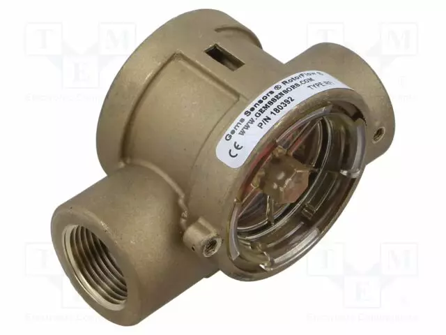 AUTOMATION MODULE: SIGNALLER - CONTROL.PARAM: FLUID FLOW - BRASS - Teollisuus virtausanturit - GEMS-180392 - 1