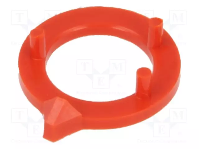 OSOITIN - ABS - PUNAINEN - SISÄÄNTYÖNNETTY - NUOLI - Potentiometrien nupit - A4231002 - 1