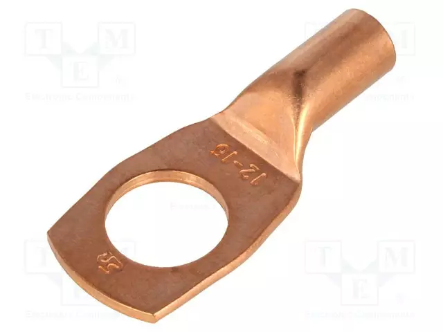 PÄÄTE: PUTKIKAAPELIKENKÄ - M12 - 16MM2 - PURISTETTAVA - L: 30,5MM - Eristämättömät liittimet - OCZ-01612 - 1