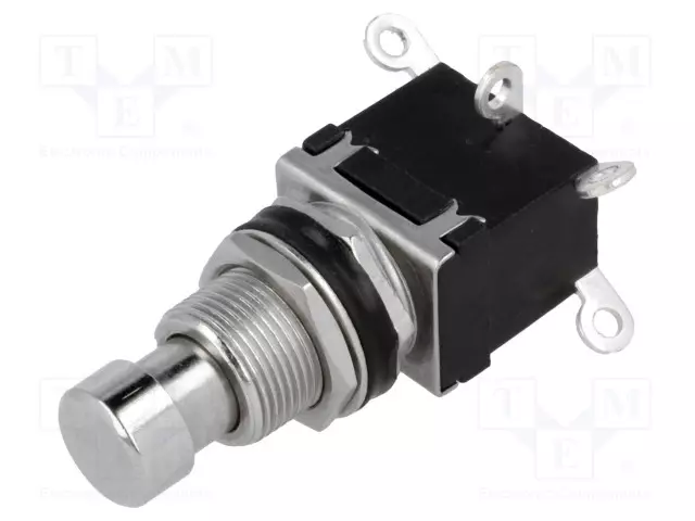 PAINOKYTKIN - AS: 2 - DPDT - 2A/250VAC - ON-ON - VALAISTUS: EI OLE - Standardikytkimet - PS24202 - 1