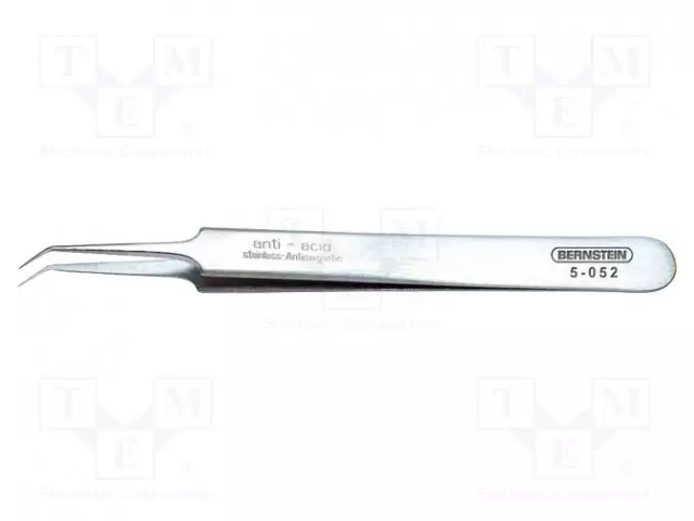 PINSETTI - 110MM - TARKKOIHIN TÖIHIN - TERÄT: KAPEAT - 13G - Tarkkuus-atulat ja pinsetit - BRN-5-052 - 1