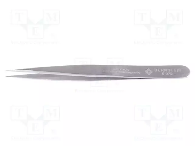 PINSETTI - 110MM - TERÄN KÄRJEN MUOTO: TERÄVÄ - YLEISMALLINEN - Yleiskäyttöiset atulat ja pinsetit - BRN-5-072 - 1