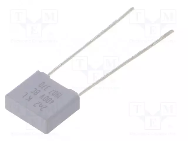 POLYESTERIKONDENSAATTORI - 2,2NF - 220VAC - 400VDC - 5MM - ±10% - THT - Muovikondensaattorit - BFC237065222 - 1