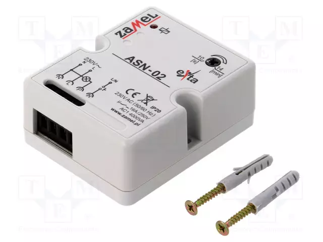 PORRASVALOAUTOMAATTI - RAPPAUKSEN PÄÄLLE - 230VAC - SPST-NO - IP20 - 16A - Rakennusautomatiikka - ASN-02 - 1