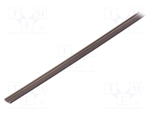 PROFIILIEN SUOJAUS LED - MUSTA - 2M - Profiilit LED nauhoille - GTV-OSCLGLAXM-BK-2 - 1