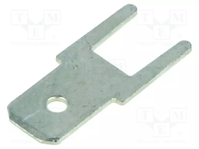 PURISTUSLIITIN - LITTEÄ - 4,8MM - 0,5MM - UROS-THT - TINATTU - KOK.PIT: 13,08MM - Juotoskorvat ja kaapeliliittimet - PCB - 726388-2 - 1