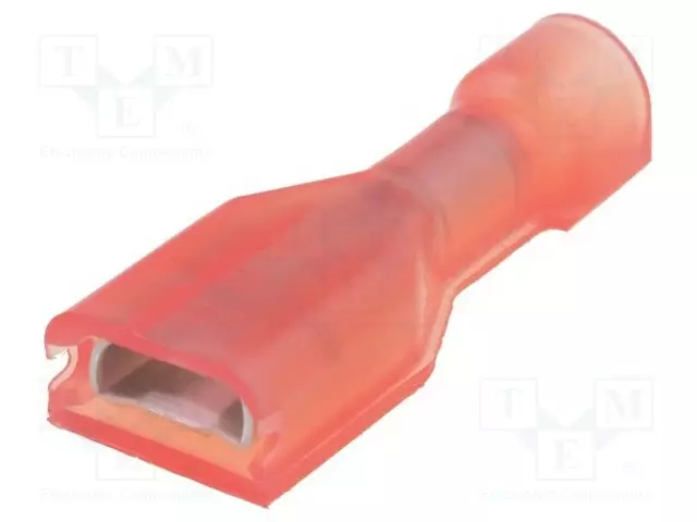 PURISTUSLIITIN - LITTEÄ - 4,8MM - 0,8MM - NAARAS - 0,3÷0,9MM2 - PURISTETTAVA - Eristetyt liittimet - 2-520194-2 - 1