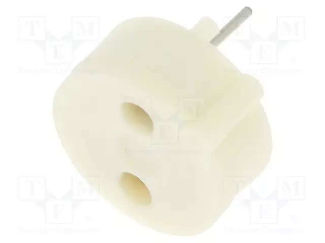 RASIA - THT - 6,3A - TERMOPLASTINEN - 5,08MM - VALKOINEN - 250VAC - IP00 - Sulakepitimet - 886002 - 1