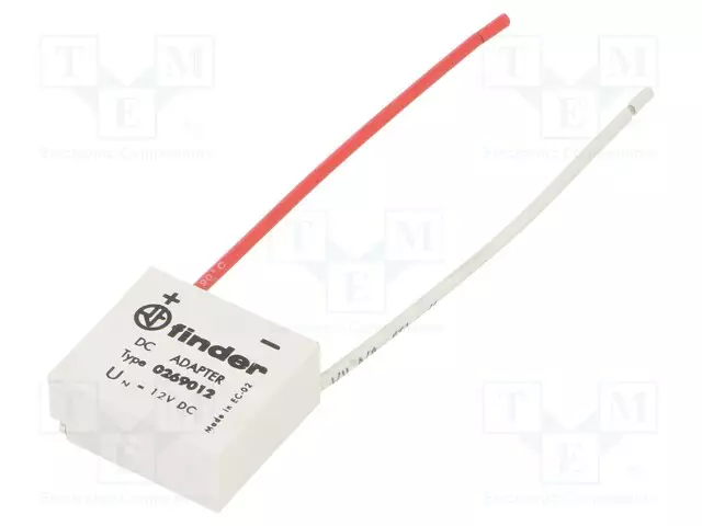 RELAYS ACCESSORIES: DC ADAPTER - 12VDC - Asennusreleet - 026.9.012 - 1