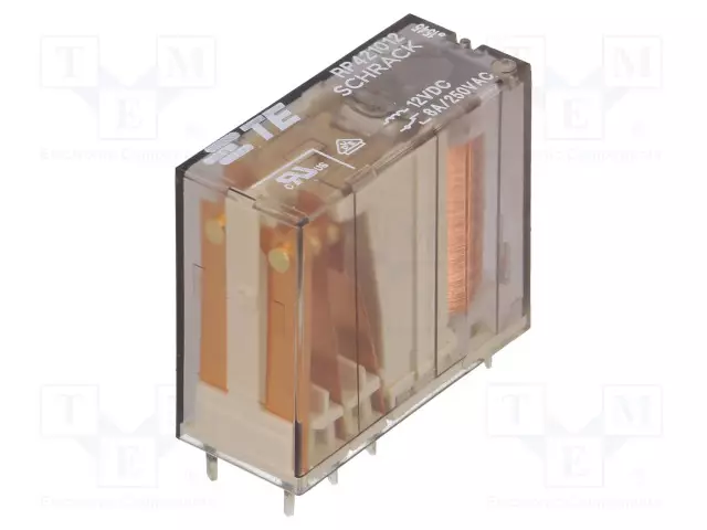 RELE - DPDT - UKELAN: 12VDC - IKOSKETINTEN MAX: 8A - Pienoisreleet - RP421012 - 1