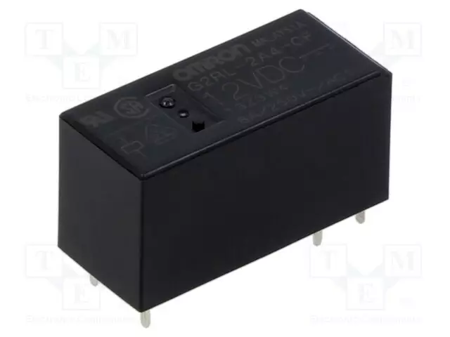 RELE - DPST-NO - UKELAN: 12VDC - 8A/250VAC - G2RL - Pienoisreleet - G2RL-2A4-CF-DC12 - 1