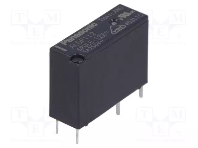 RELE - SPST-NO - UKELAN: 12VDC - 5A/277VAC - LD-P - Pienoisreleet - ALDP112 - 1