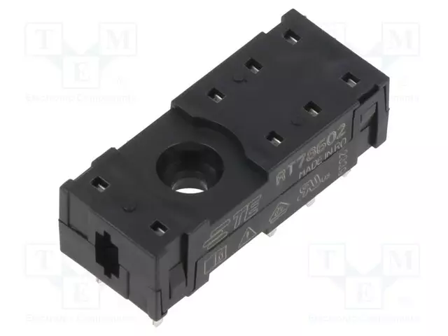 RELEKANTA - PIN: 8 - 16A - 240VAC - PCB,THT - PYÖREÄT PINNIT - -25÷70°C - Releiden lisätarvikkeet - RT78602 - 1