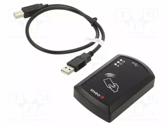 RFID-LUKIJA - 10÷24V - HITAG 2 - ANTENNI,TOIMINTAMOODIN TILA: LED - RFID-moduulit ja -lukijat - RFID-USB-DESK-HIT2 - 1