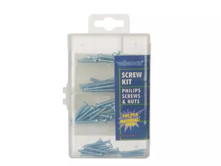 RUUVILAJITELMA M2-M4180 KPL (PHILIPS-RUUVIT JA MUTTERIT) - Komponenttisarjat - KSC2 - 1