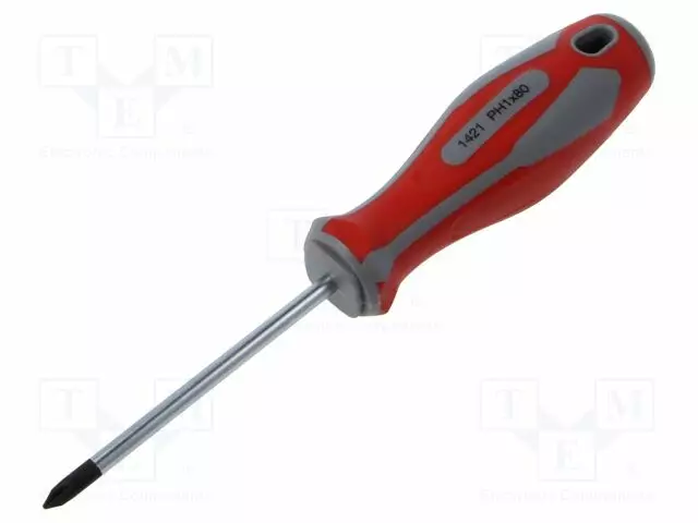 SCREWDRIVER: STANDARD - PHILLIPS - PH1 - 80MM - Ruuvimeisselit ja sarjat - KT-14210132 - 1