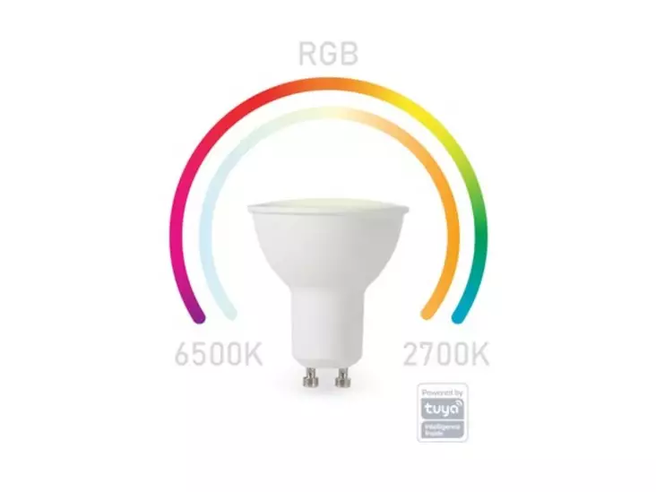 SMART WIFI BULB RGB - COLD WHITE & WARM WHITE - GU10 - LED lamput - SMART1202 - 1
