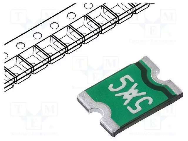 SULAKE: POLYMEERISULAKE PTC - 500MA - 1812 - SMD - POLYSWITCH - 1812 - PTC sulakkeet - MINISMDC050F-2 - 1