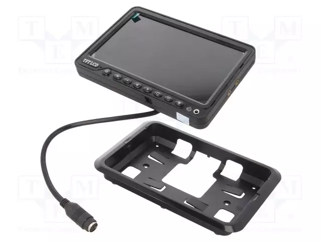 TFT NÄYTTÖ - 800X480 - MUSTA - 12VDC,24VDC - 7" - 176X123X27MM - Multimedia-adapterit - 771000-6202 - 1