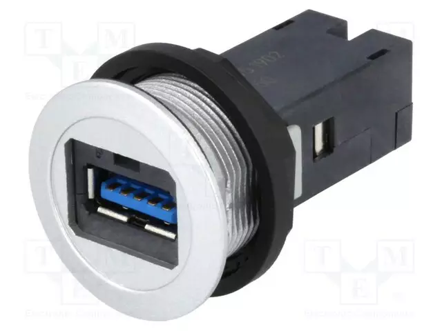 USB-PISTORASIA - 22MM - HAR-PORT - Ø22,3MM - IP20 - HOPEA - USB 3.0 A/A - Taulukytkimien lisävarusteet - 09454521902 - 1
