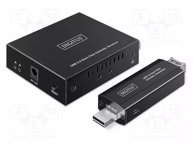 USB JAKAJA - USB 3.2 GEN 1 - MUSTA - 5GBPS SFP - USB kaapelit ja adapterit - DA-73122 - 1