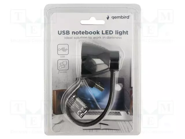 USB LAMPPU - MUSTA - USB A - Tietokoneen oheislaitteet - NL-02 - 1