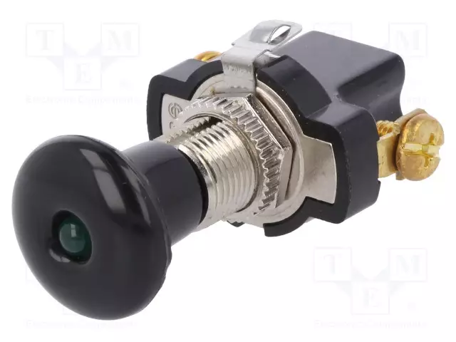 VETOKYTKIN - AS: 2 - 10A/14VDC - MUSTA - VALAISTUS: LED - Vetokytkimet - A3-30L2 - 1