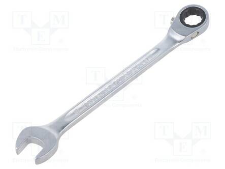 WRENCH: COMBINATION SPANNER - RATTLE - 13MM - CHROMIUM PLATED STEEL - Vääntötyökalut ja kiintolenkit - ST-41171313 - 1