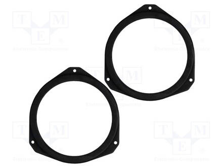 KAIUTTIMEN KOROKERENGAS - MDF - 165MM - CITROËN - KYLLÄSTETTY - 2KPL - Kaiuttimen MDF soviterenkaat - D.MDF.CITROEN03 - 1