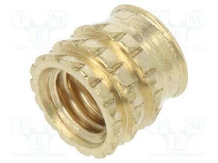 KIERREINSERTTI - MESSINKI - M3 - BN 37885 - PIT: 4,1MM - MUOVIIN - Kierreinsertit - KVT-002M3 - 2