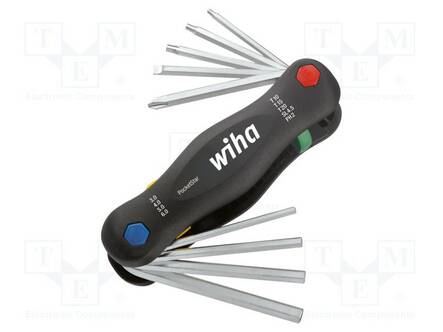 KUUSIOKOLOAVAINSARJA ,PHILLIPS,LITTEÄ,TORX® - 9KPL - Kuusiokolo- ja TORX avaimet - WIHA.25293 - 1