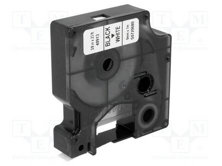 NAUHA - 9MM - 7M - VALKOINEN - MERKIN VÄRI: MUSTA - Tarratulostimet ja merkitsijät - DYMO.40913 - 1