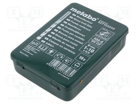 PORASETTI - METALLIIN - HSS-G HIOTTU PIKATERÄS - METALLIRASIA - Poranteräsarjat - MTB.627153 - 2