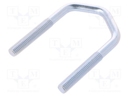 U PULTTI - D - 1,25 - TERÄS - SINKKI - KIERTEEN PIT: 41MM - H: 78MM - Ruuvit - konekierre - D-CBTD.8.43 - 1