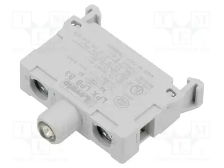 LED MERKKIVALORUNKO - 22MM - PLATINUM - VALAISTUS: LED - ETUPUOLI- - Taulukytkimien lisävarusteet - LPXLPBB3 - 1