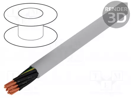 JOHTO - PRO-MET - 12G1,5MM2 - SUOJAAMATON - 300V,500V CU - LANKA - Suojaamattomat moninapakaapelit - 471215YY-GE033 - 1