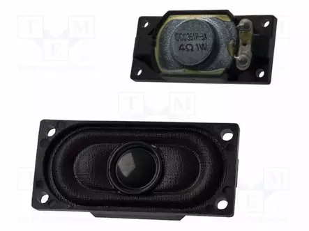 KAIUTIN - MINIKAIUTTIN - 1W - 4OHM - 35X16X7,4MM - 13KHZ - ÄÄNEN TASO: 82DB - Pienoiskaiuttimet - GC0351P-3 - 1