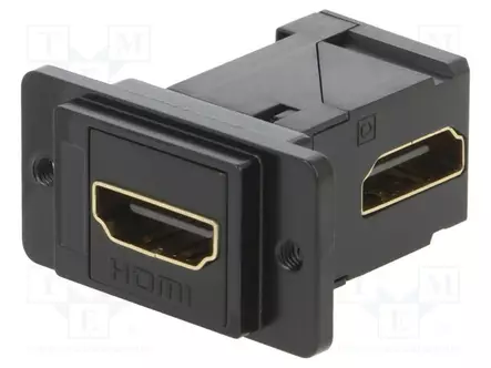 LIITIN - HDMI-PISTORASIA,MOLEMMIN PUOLIN - DUALSLIM - KULLATTU - HDMI liittimet - CP30753MB3 - 1