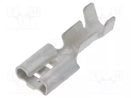 PURISTUSLIITIN - LITTEÄ - 6,3MM - 0,8MM - NAARAS - 1÷2,5MM2 - PURISTETTAVA - Eristämättömät liittimet - 670.08.01.3 - 1