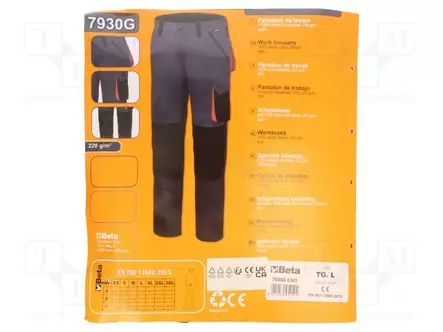 TYÖHOUSUT - KOKO: L - Työ- ja suojavaatteet - BE079300303 - 2