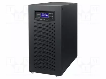 UPS VIRTALÄHDE - 8KW - 10KVA - 380V - TEOLLISUUS-250X570X540MM - UPS ja tietokeneen virtalähteet - QOLTEC-53983 - 1