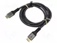 KAAPELI - HDMI-PISTOKE,MOLEMMIN PUOLIN - PVC - TEKSTIILI - HDMI 2.1 - HDMI, DVI, DisplayPort johdot - GOOBAY-PLUS-65263 - 1