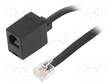 KAAPELI: PUHELIN-RJ12 KYTKIN,RJ12 LIITIN - 3M - MUSTA - Tietokonekaapelit ja -adapterit - TEL-RJ12-PS-BK03 - 1