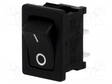 KEINUKYTKIN - SPST - AS: 2 - OFF-(ON) - 10A/250VAC - MUSTA - EI OLE - R13-66-AC - Keinukytkimet - RS1366FBB3 - 1
