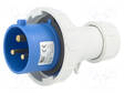 KOJELIITIN UROS - 32A - 400VAC - IEC 60309 - IP67 - AC liittimet ja rungot - PB.1923 - 1